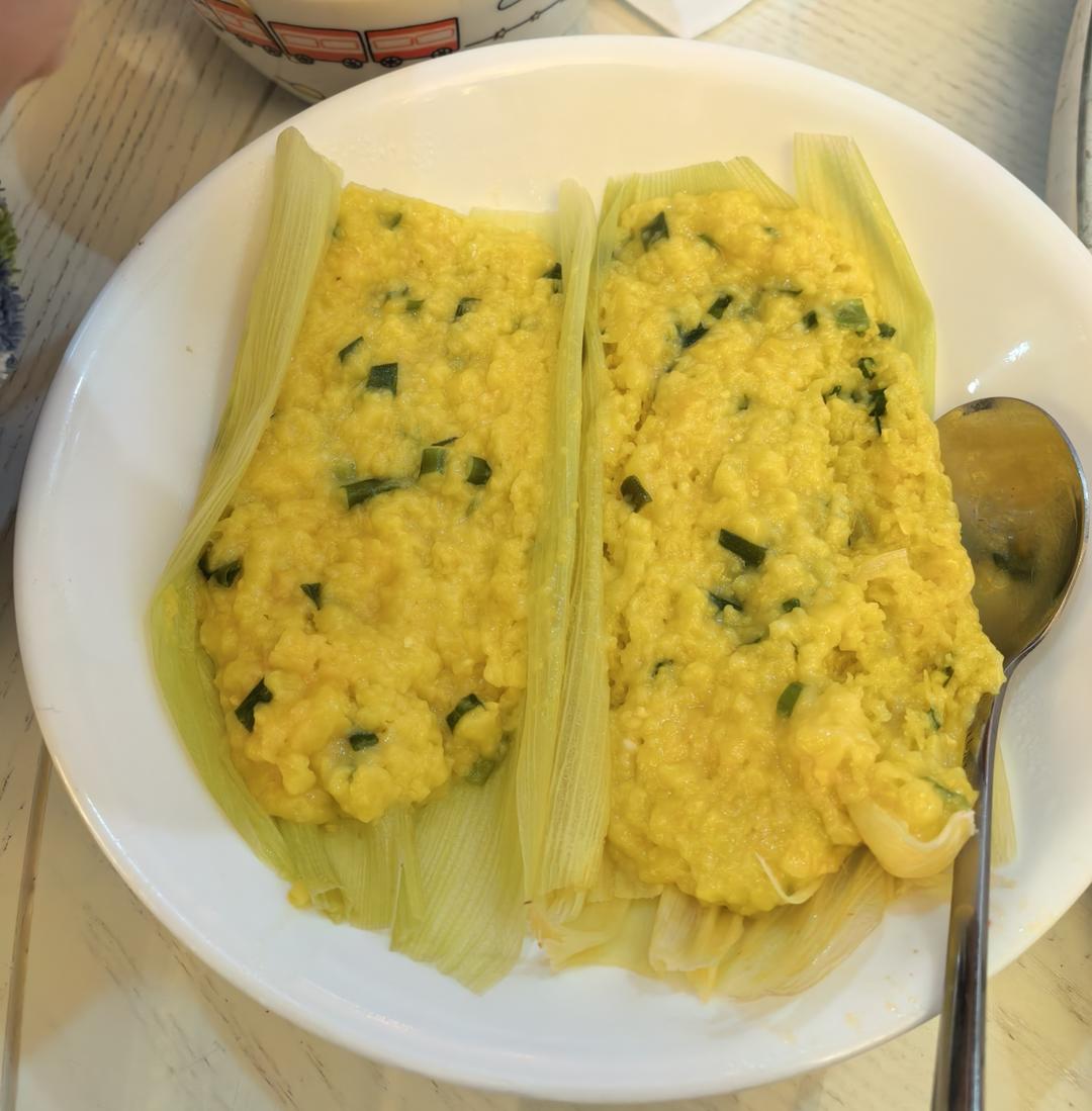 无油无糖玉米粑粑