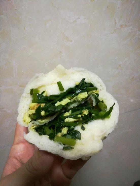 韭菜鸡蛋粉条素包