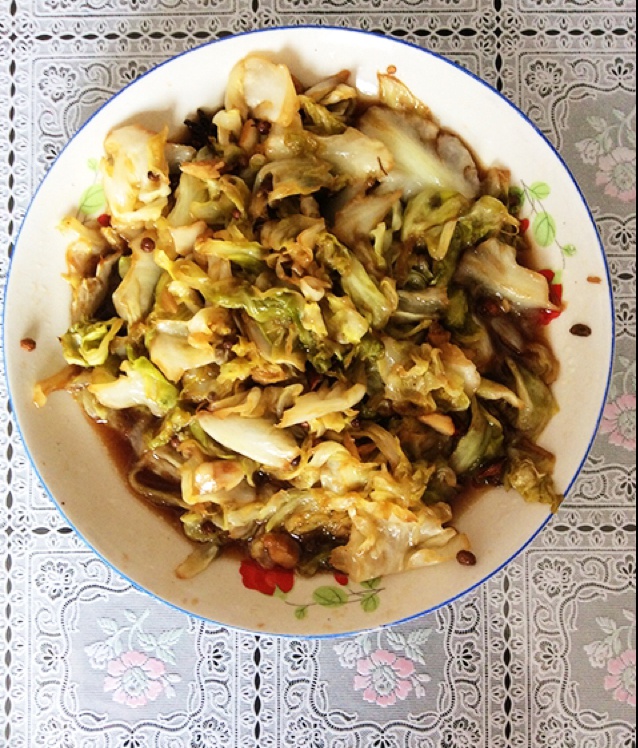 爆炒圆白菜