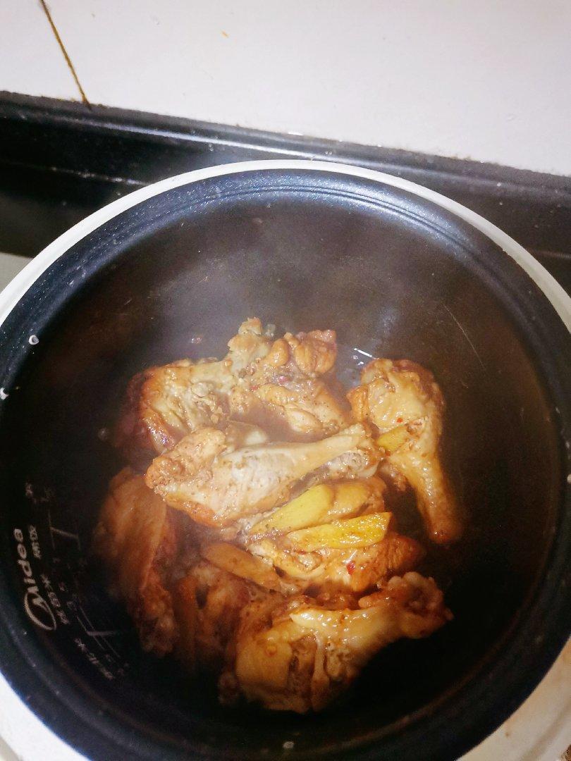 电饭锅烤鸡腿