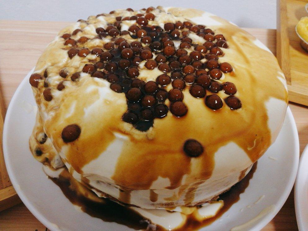 黑糖珍珠爆浆蛋糕