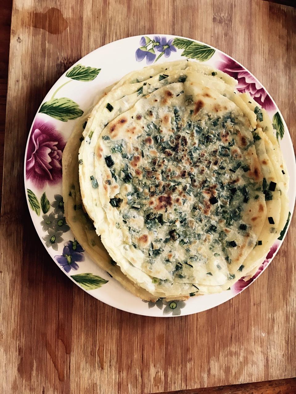 水饺皮｛葱油饼｝
