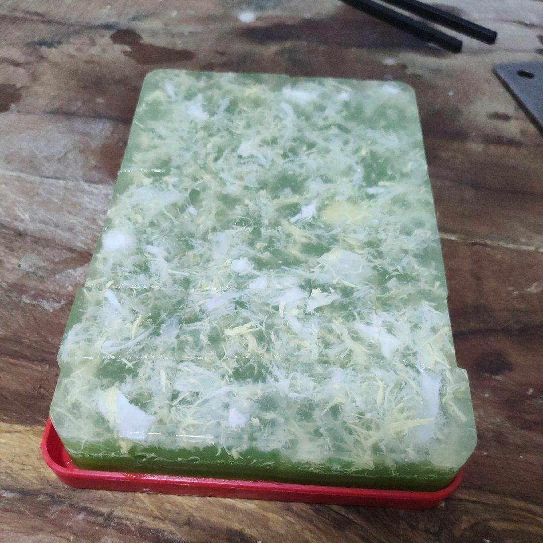 三色水晶白凉粉