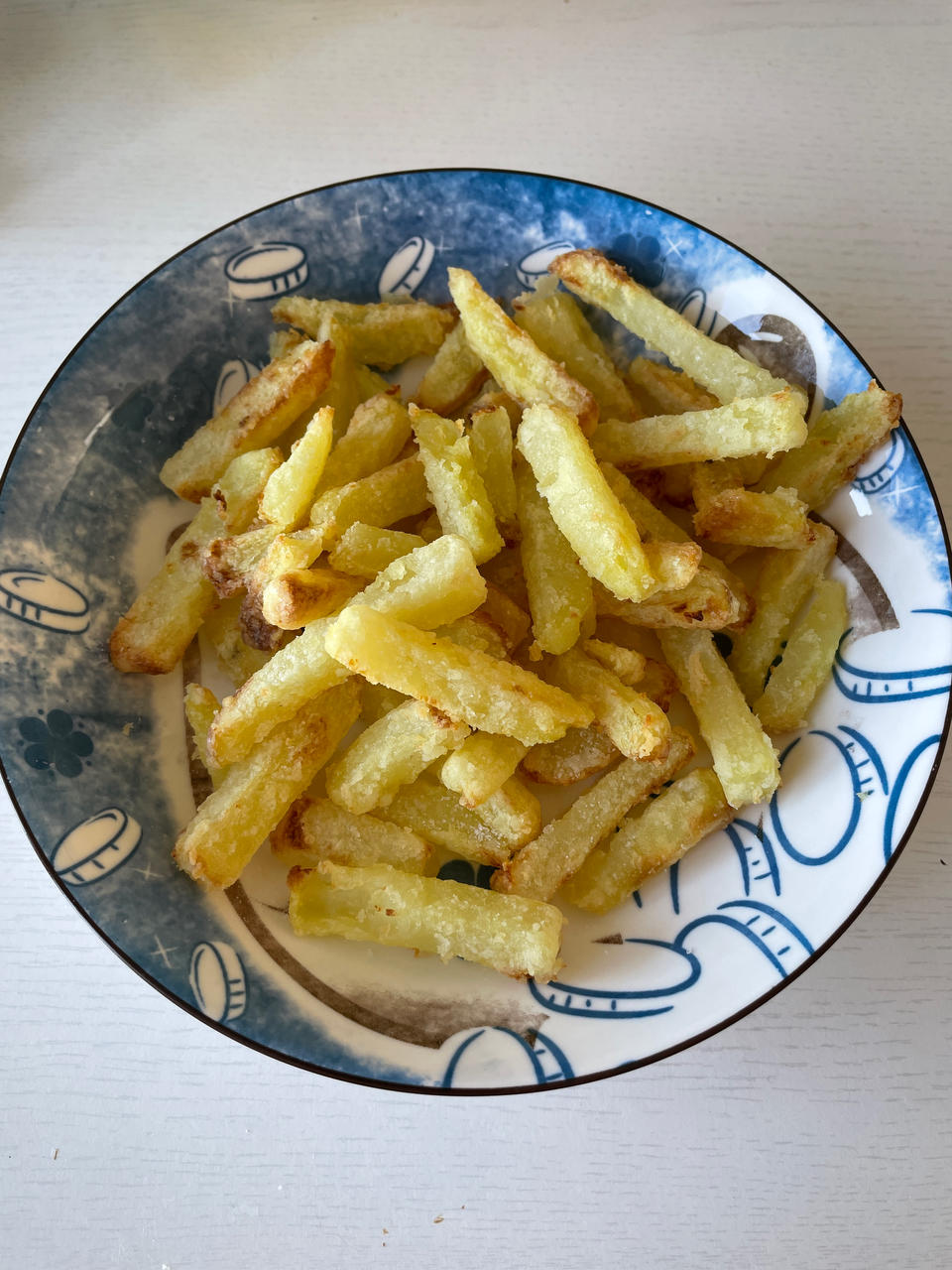 失败无数次终于成功了的炸薯条（空气炸锅）