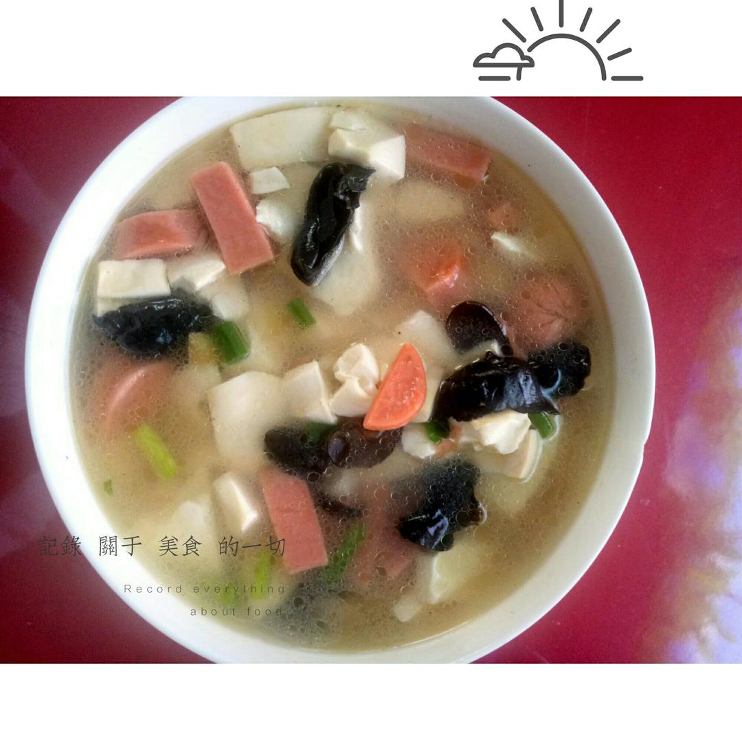 排毒木耳豆腐羹