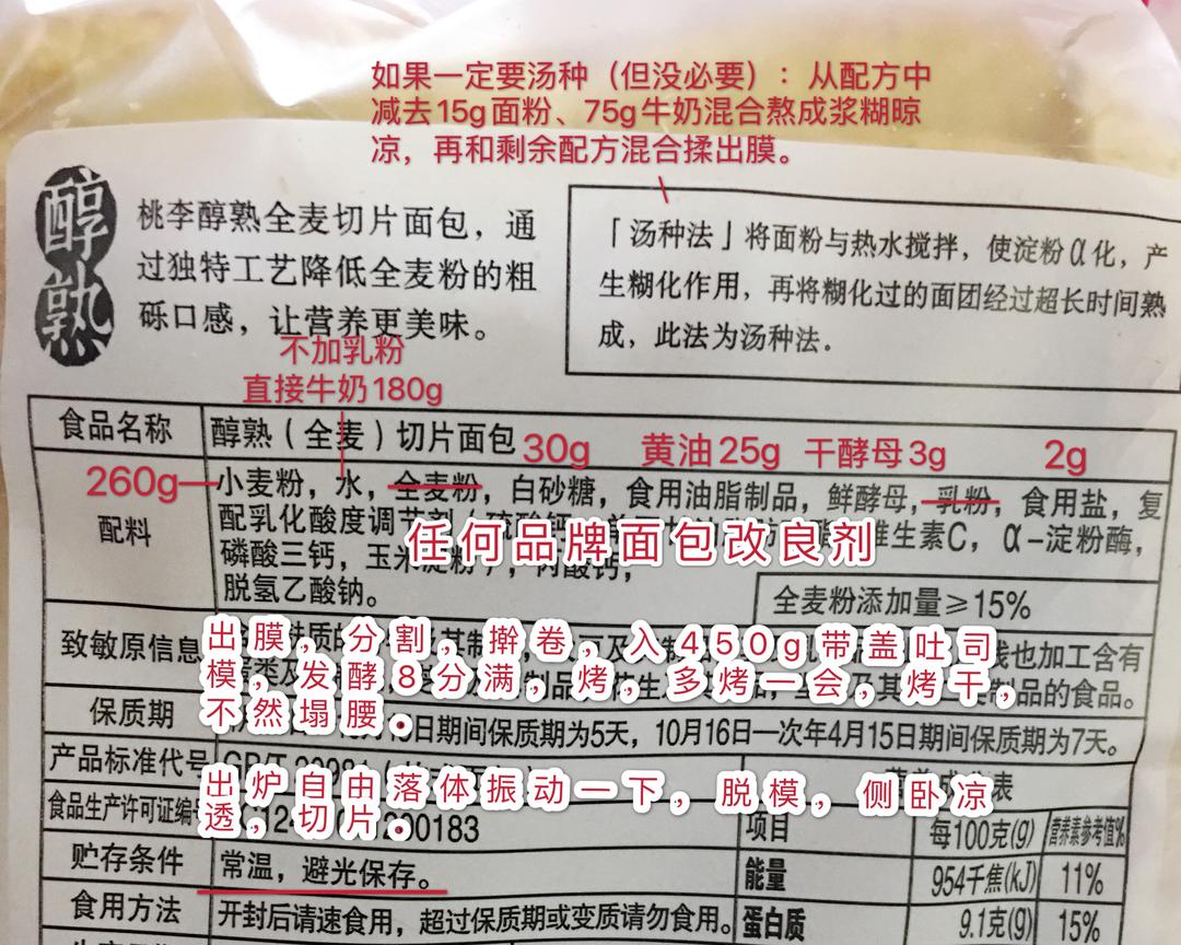 纯奶手撕吐司的做法 步骤1