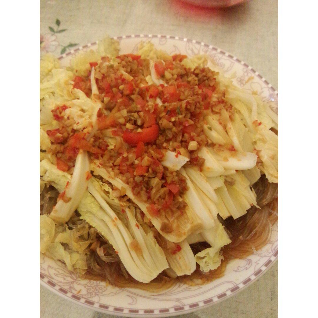 蒜蓉粉丝娃娃菜