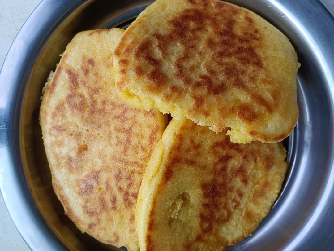 粗粮玉米饼 低脂又健康 松软劲道做法简单 附细节视频详解