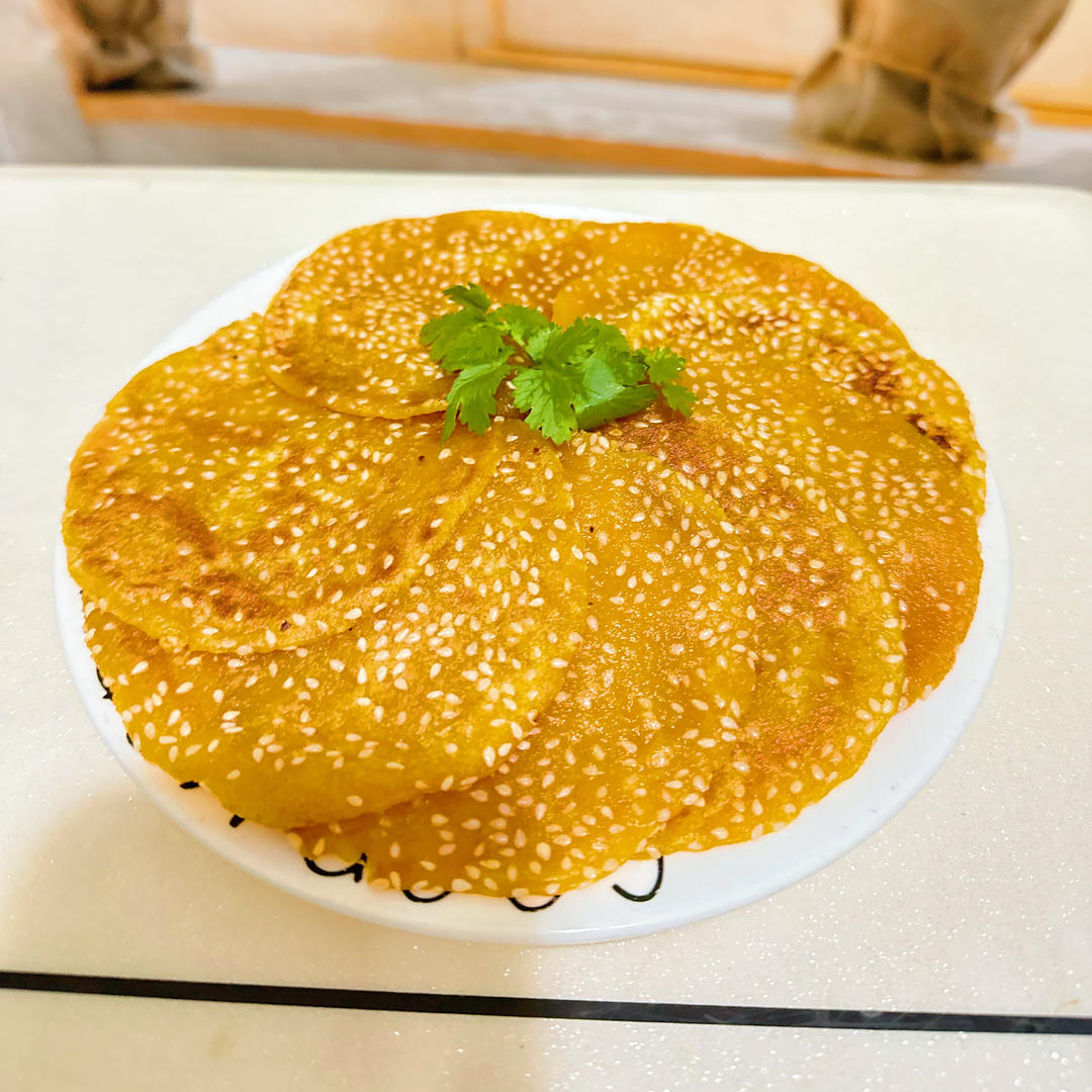 香煎芝麻南瓜饼