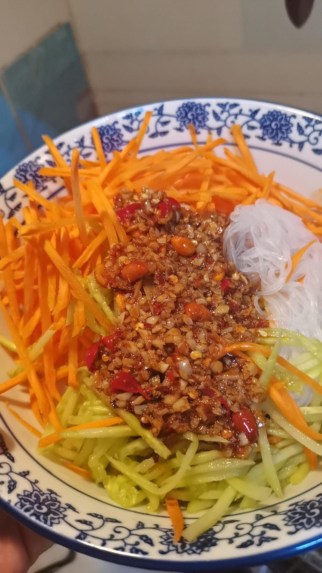 简易版凉拌粉丝