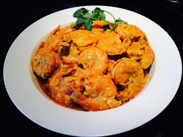 泰式咖喱虾