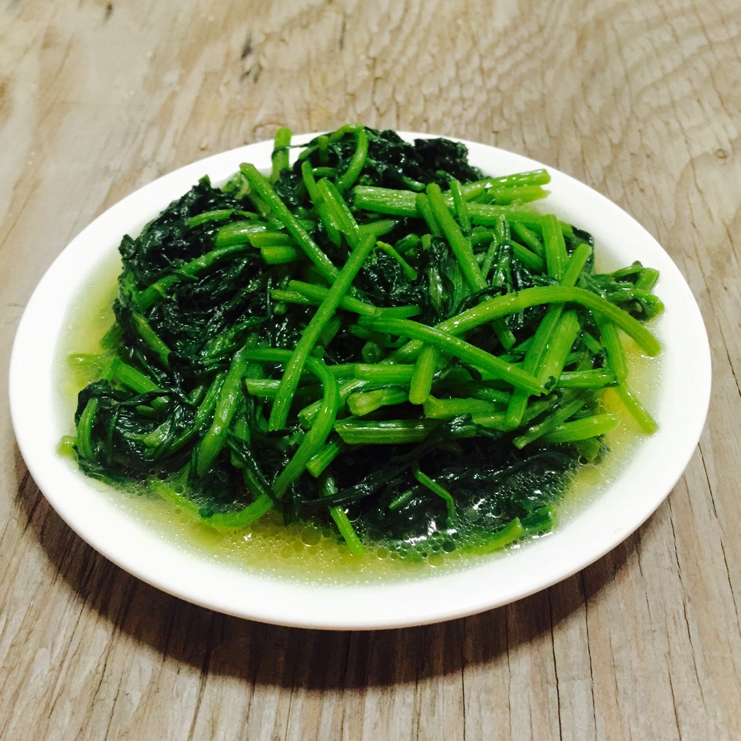 【清炒茼蒿图片】虞_美人_下厨房