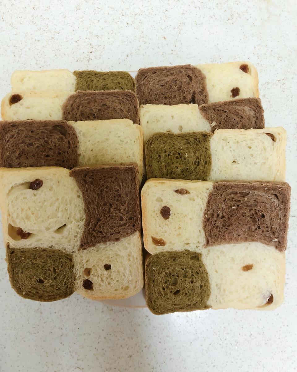 蔓越莓三色吐司