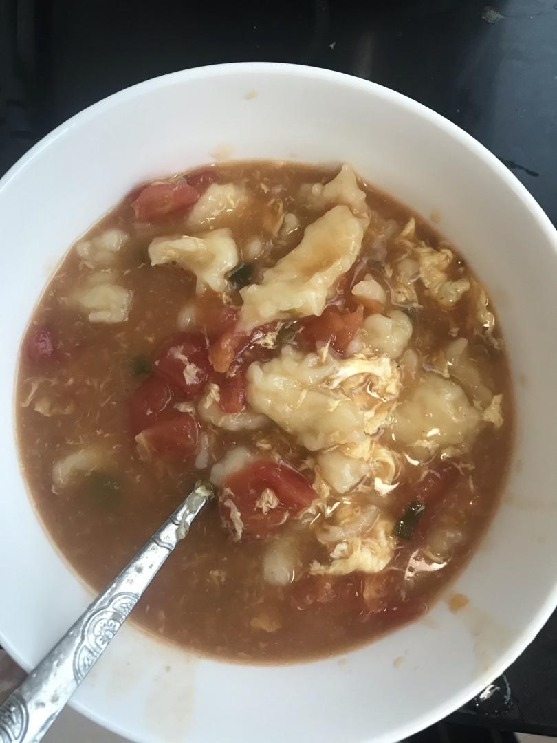 疙瘩汤～拌疙瘩手法视频