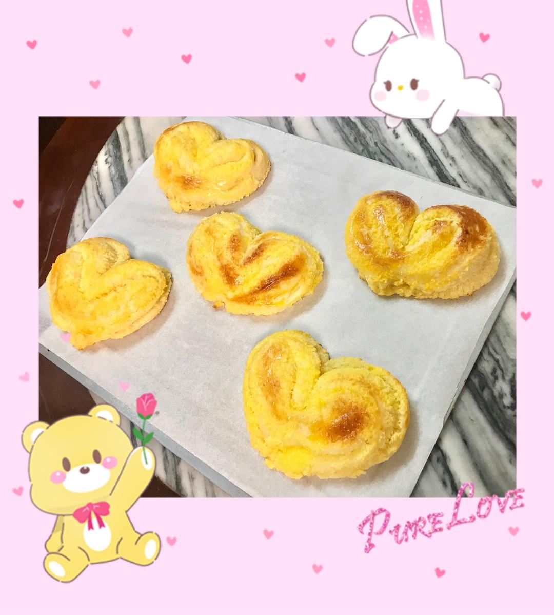 心形椰蓉面包