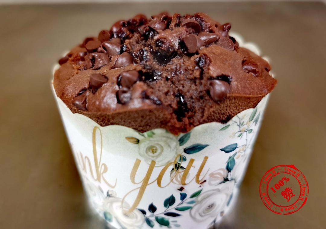 完美复刻星巴克蘑菇头巧克力玛芬蛋糕