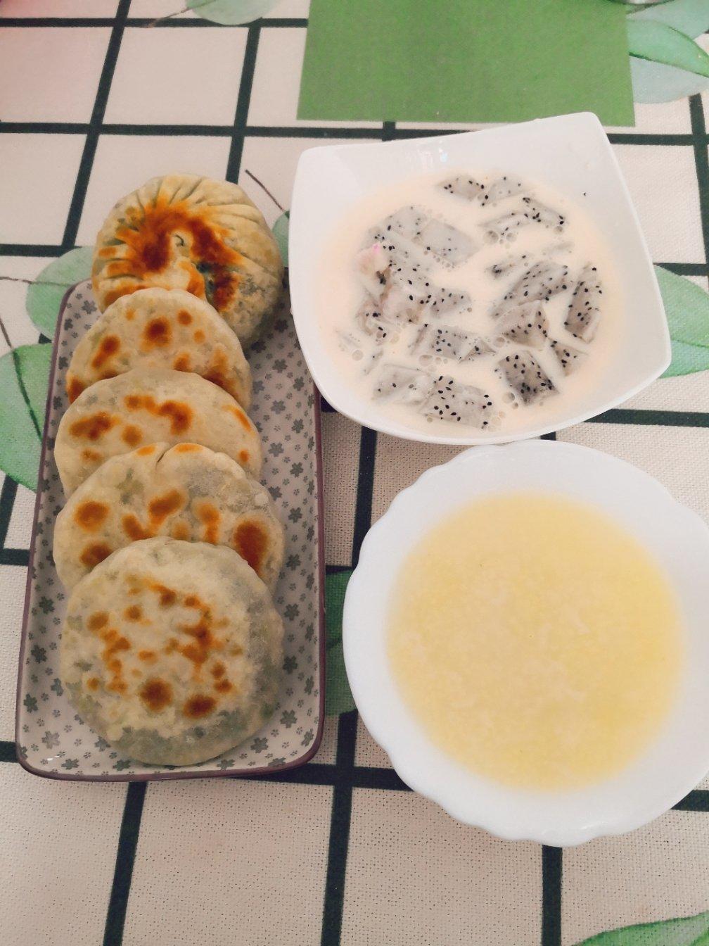 薄皮韭菜饼