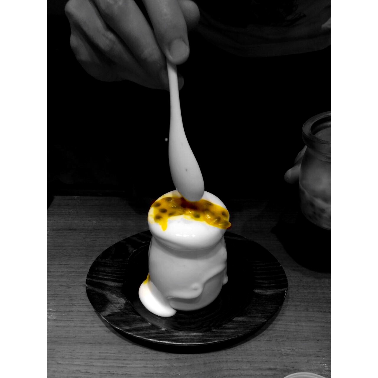 百香果酸奶意式奶冻<Passionfruit Yogurt Panna Cotta>