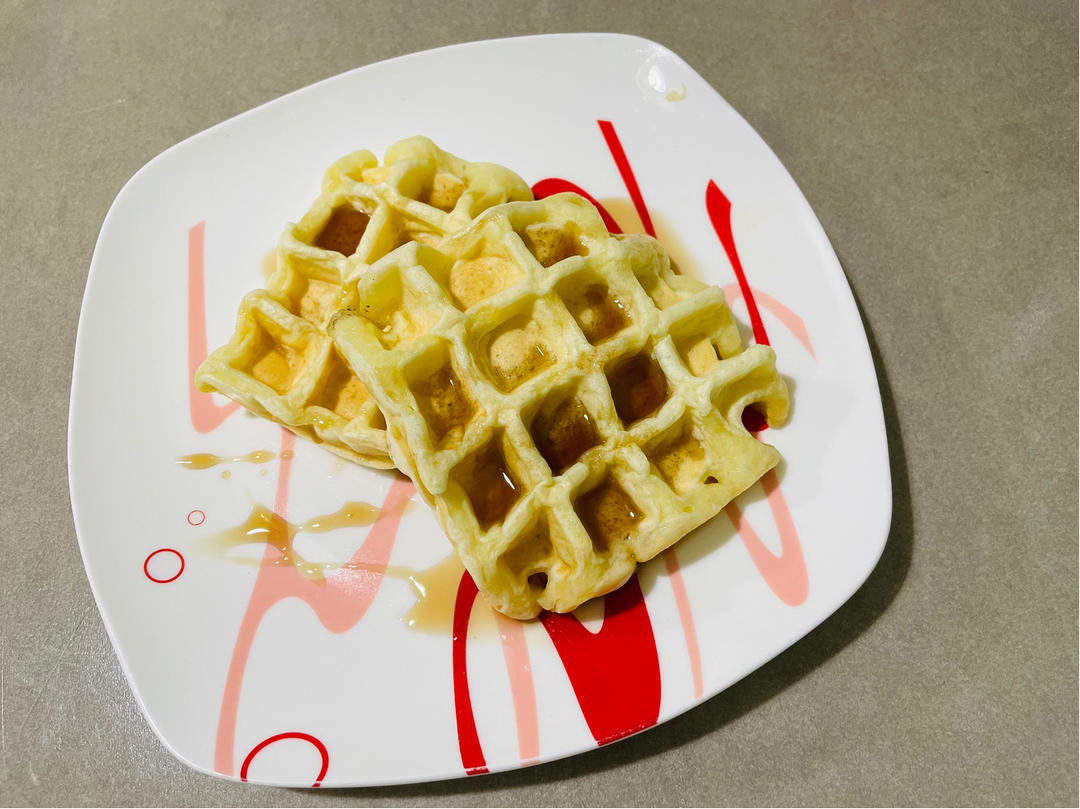 蛋糕版华夫饼