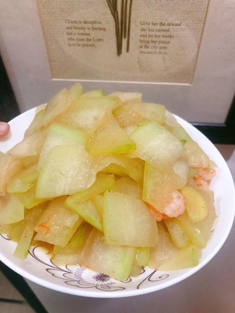 虾仁烧冬瓜「低脂又下饭」