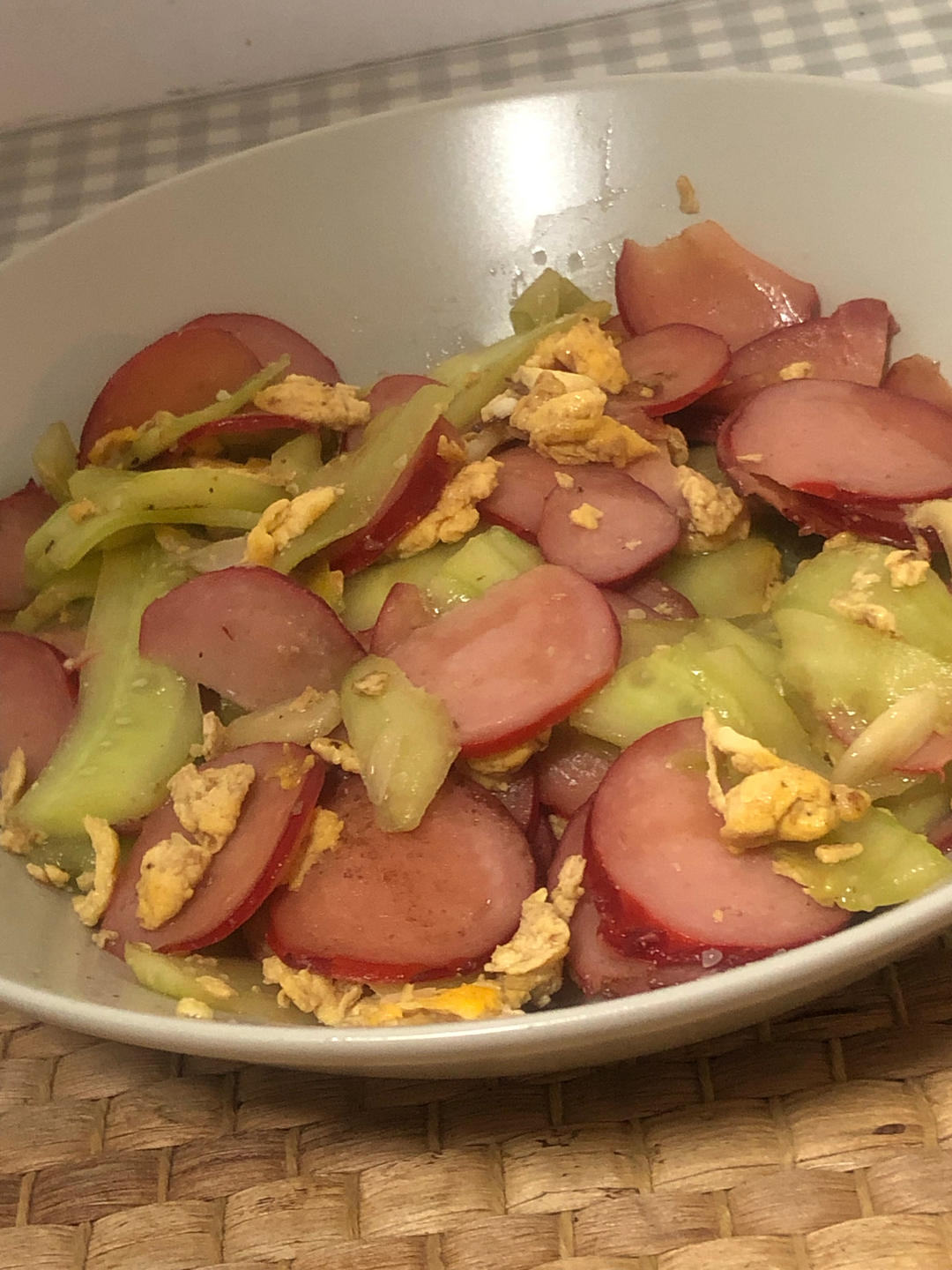 隔壁小孩馋哭的黄瓜炒蛋