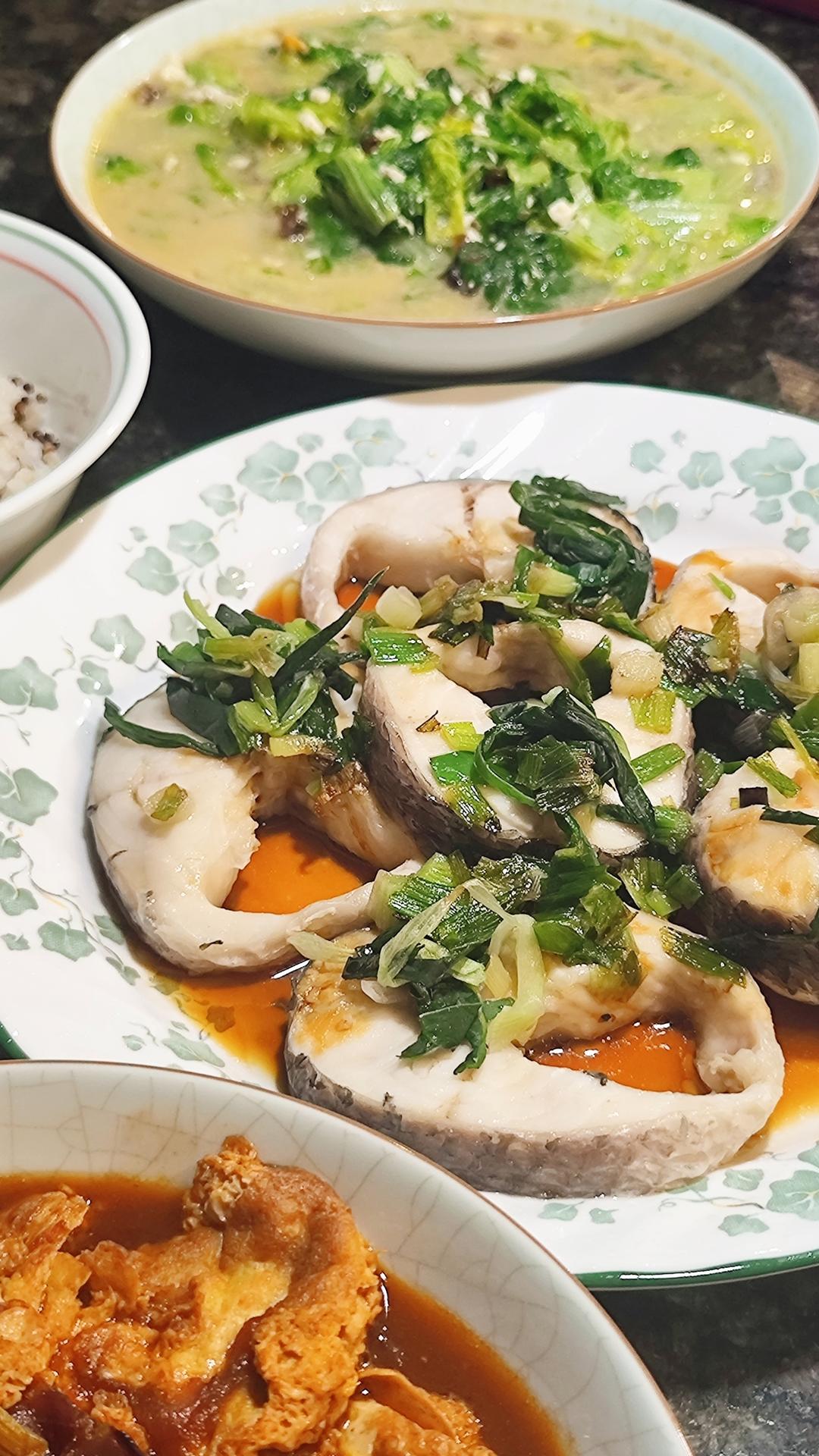葱油淋鱼片
