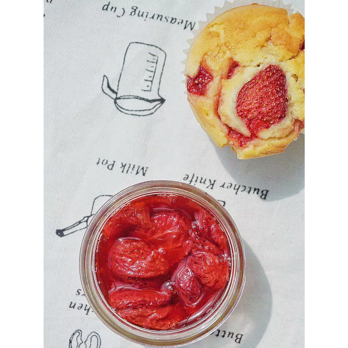 roasted strawberries（烤草莓酱）