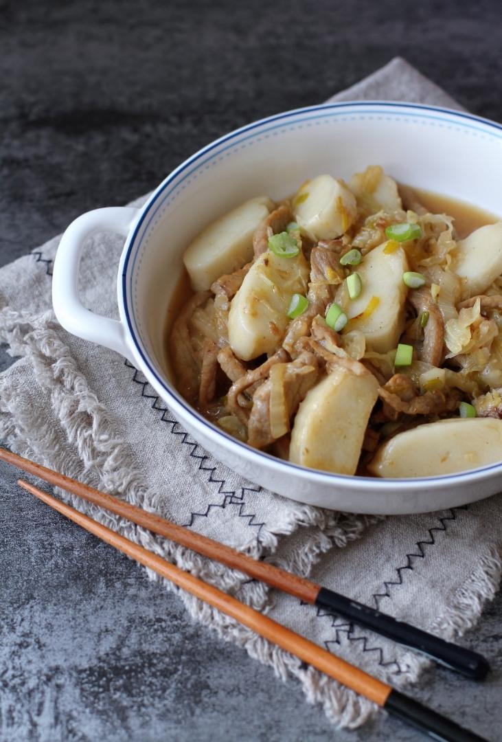 白菜肉丝年糕