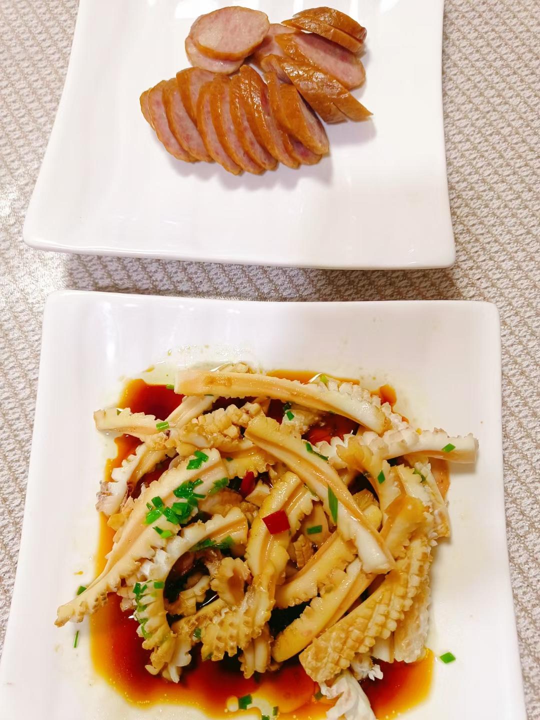 白灼鱿鱼的正宗做法