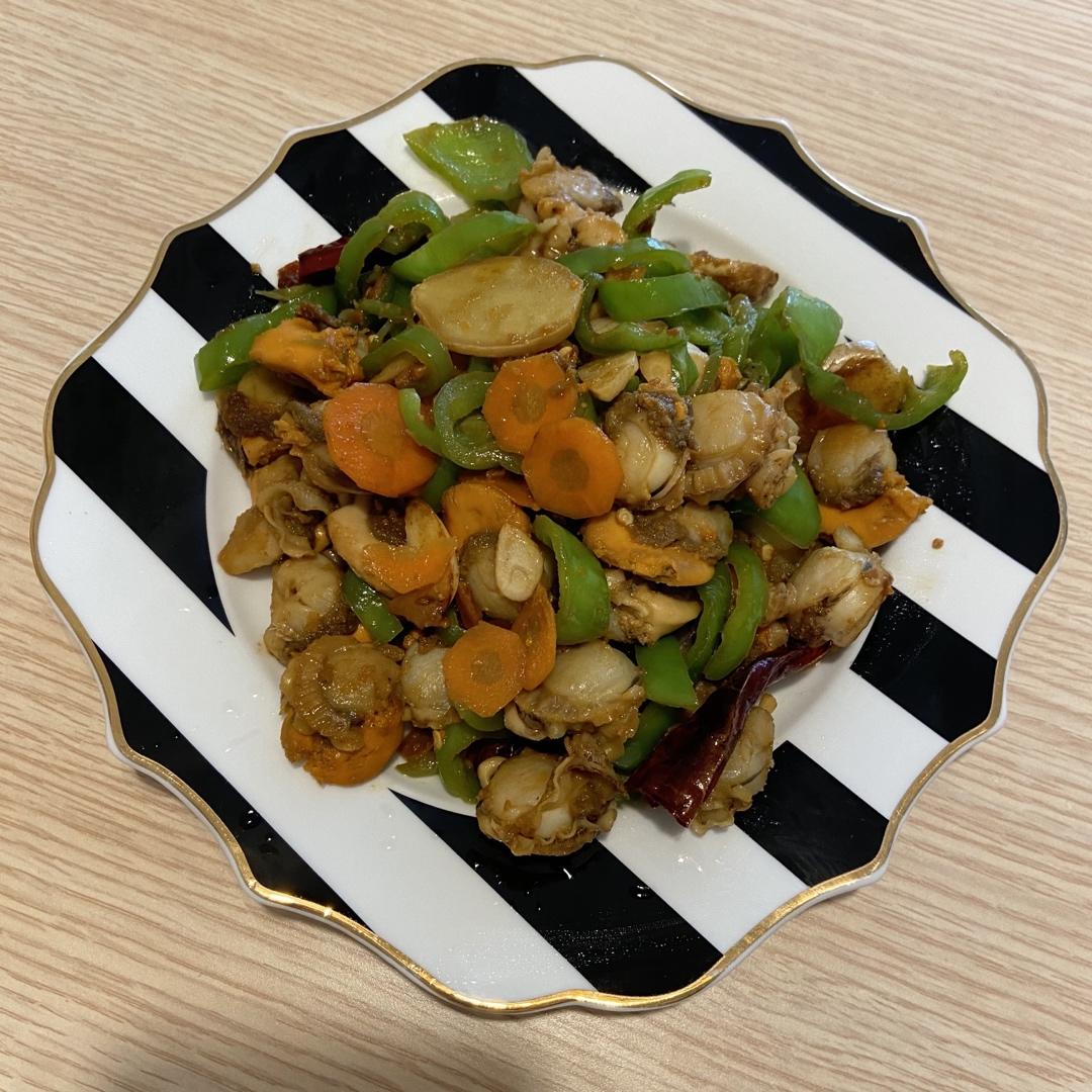 家常小炒扇贝肉