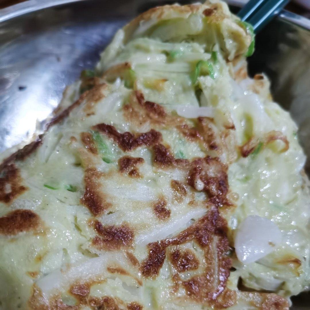 比肉饼好吃的洋葱鸡蛋煎饼