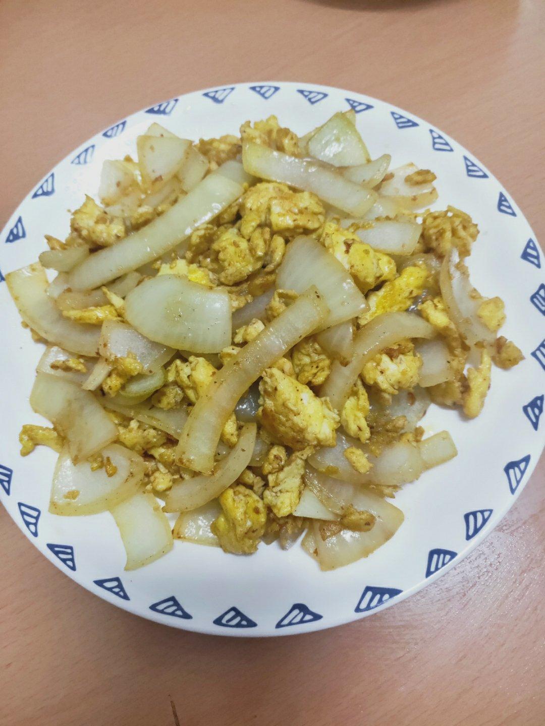 洋葱炒鸡蛋