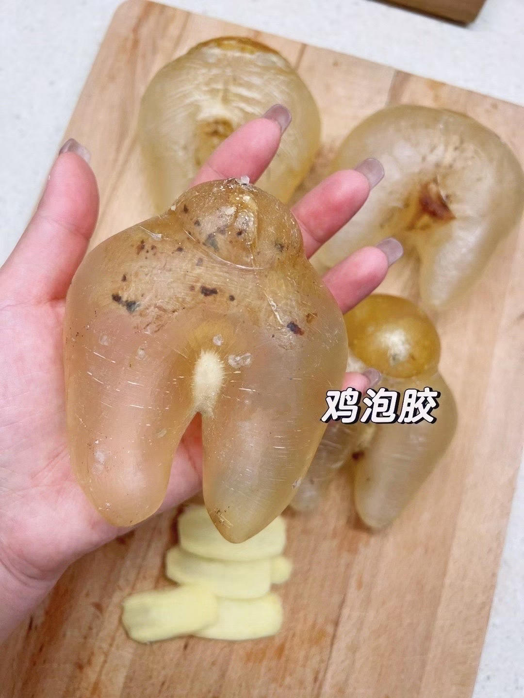 鸡泡胶泡发  花胶泡发