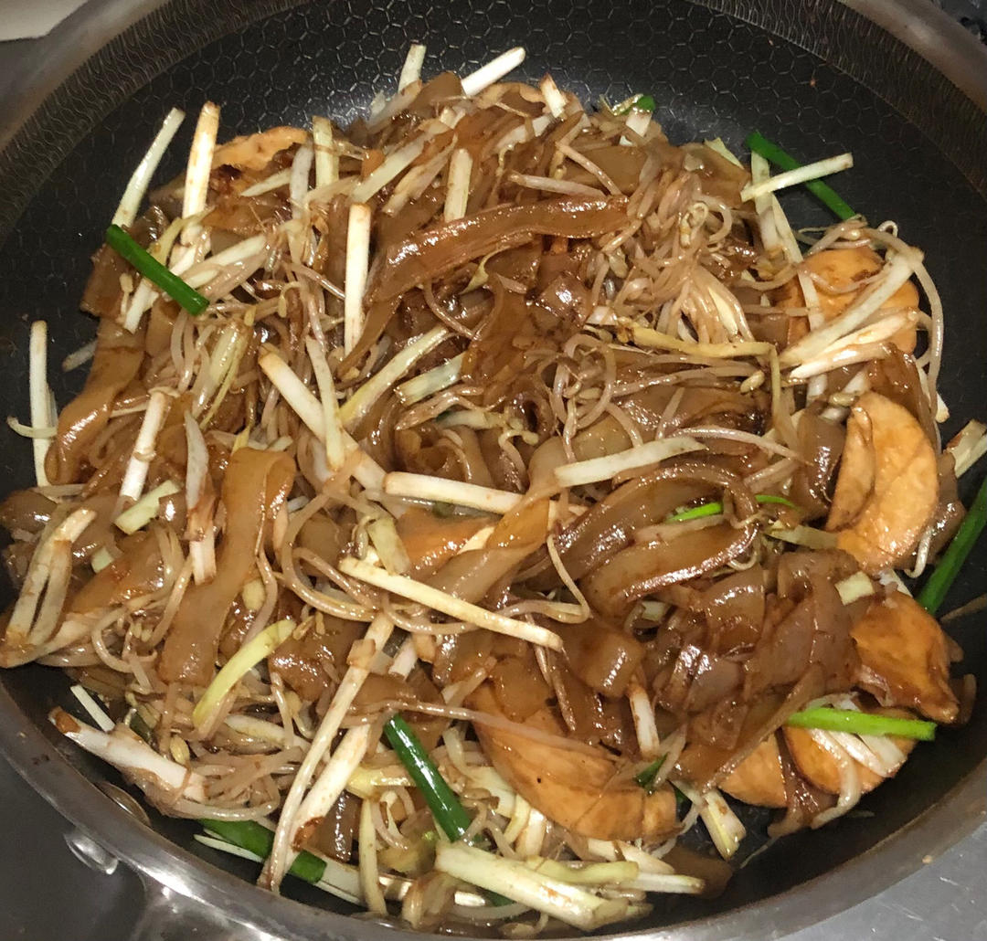 干炒牛河，不颠锅，不粘锅的小窍门