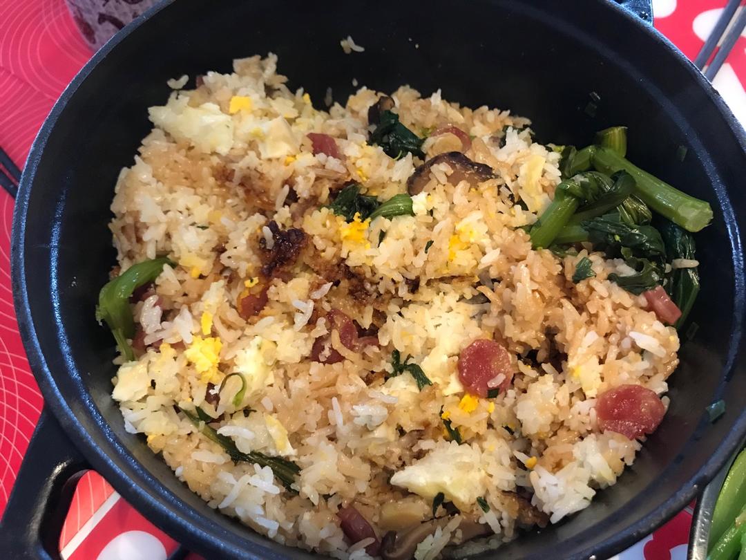 香菇腊味饭--Staub珐琅铸铁锅