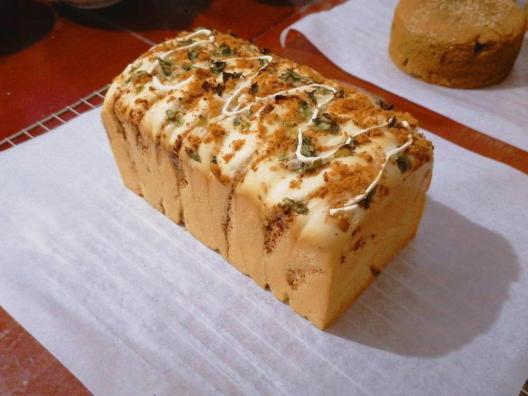 肉松香葱吐司（四种整形手法）