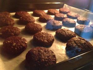 巧克力燕麦饼干的做法 步骤4