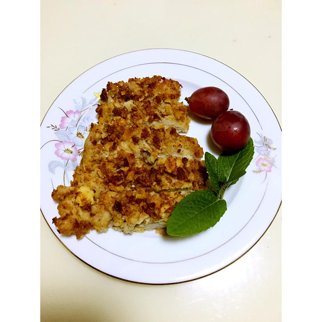 健康少油烤猪排