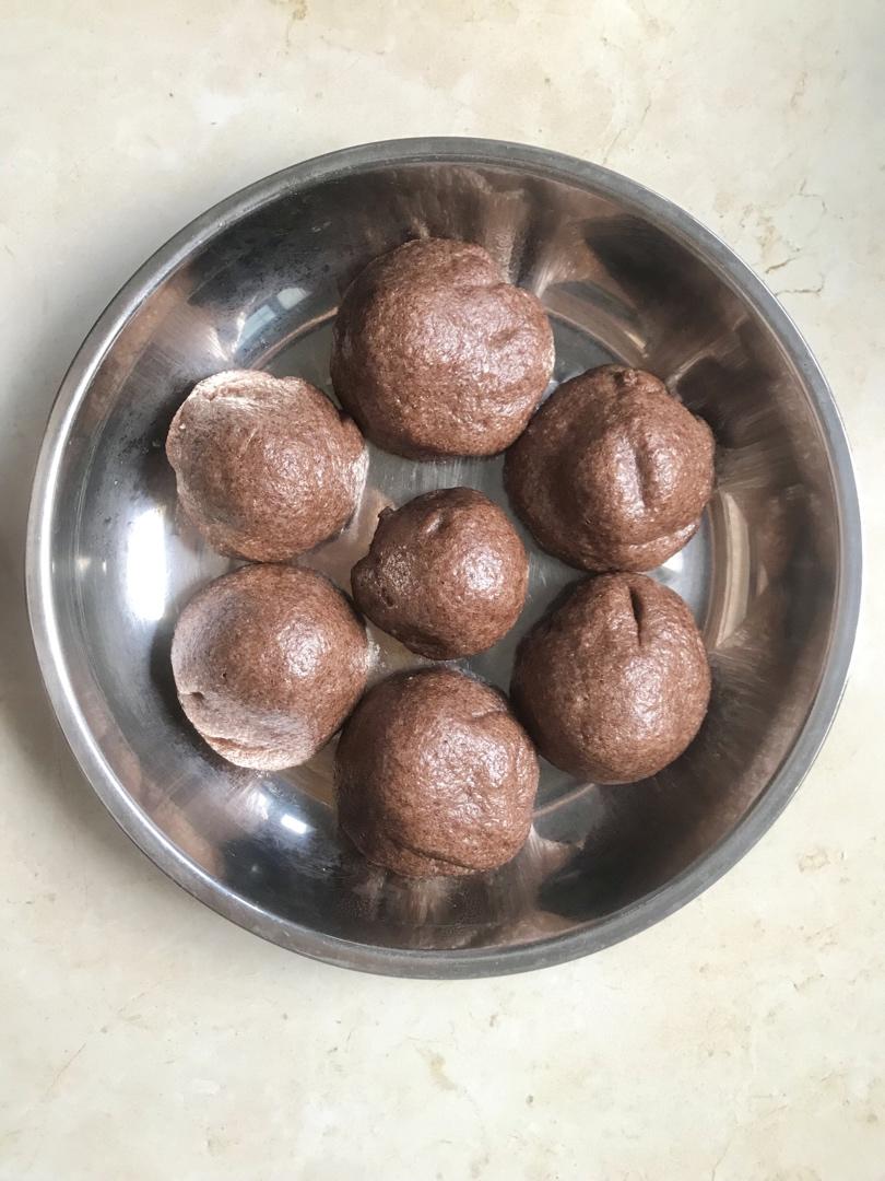 无糖无油低脂黑麦馒头