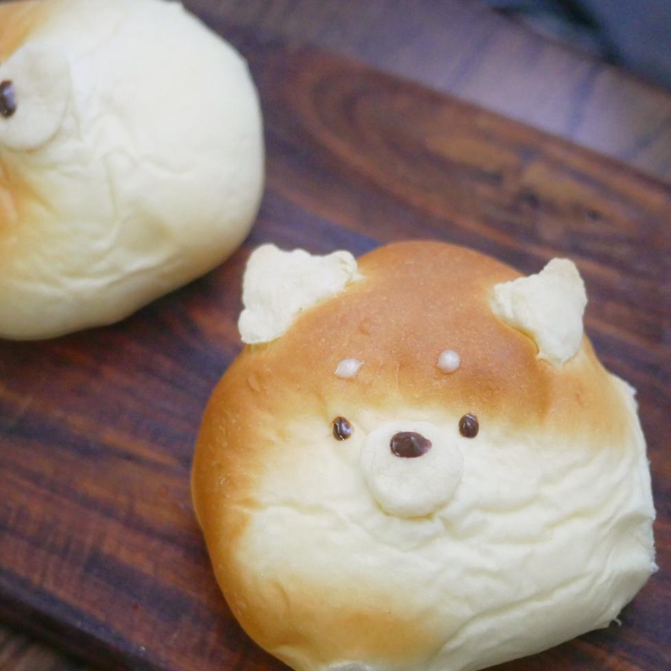 柴犬表情芋泥包