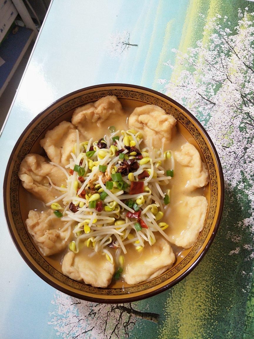 豆芽煮豆泡（超级下酒菜）