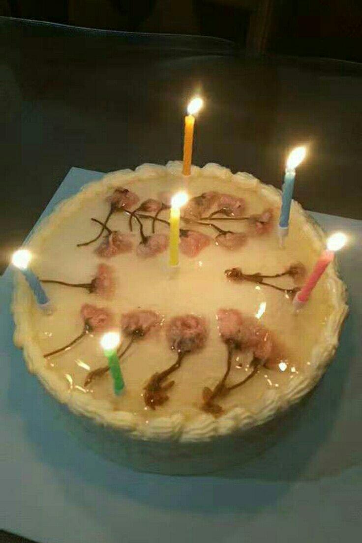 颜值爆表的樱花慕斯。（6寸圆模）