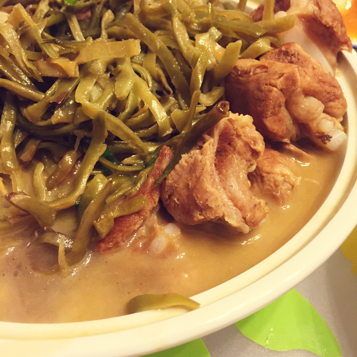 干豆角烧排骨