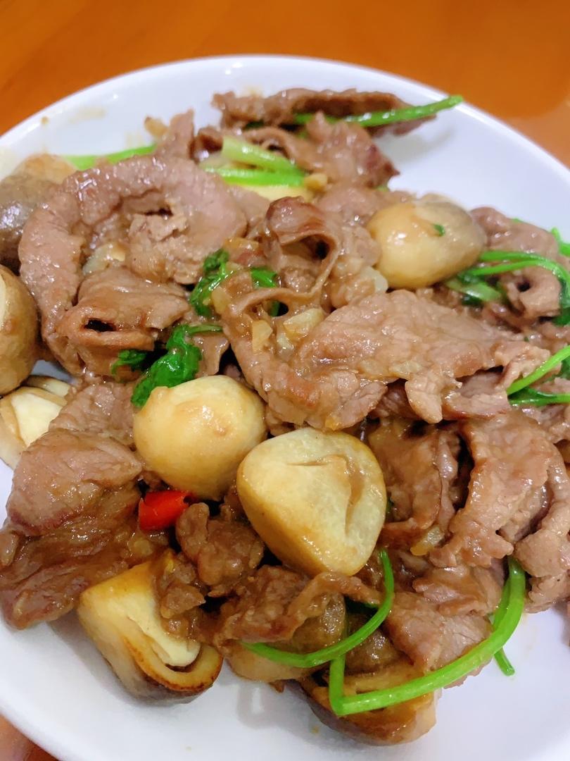 草菇牛肉（米饭杀手系列九）