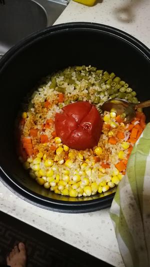 减脂番茄焖饭的做法 步骤2