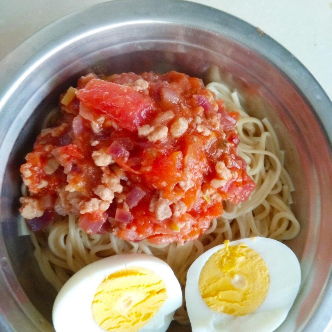 西红柿肉酱面
