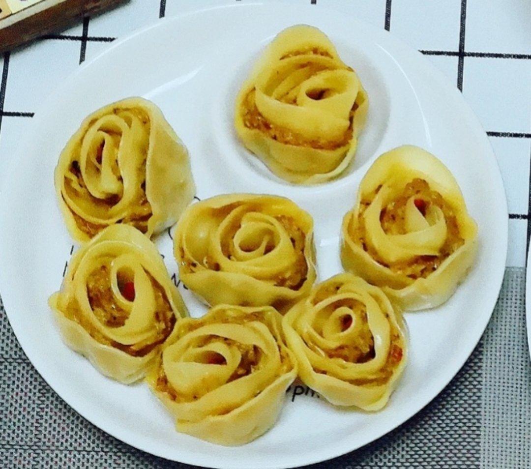 玫瑰花饺子