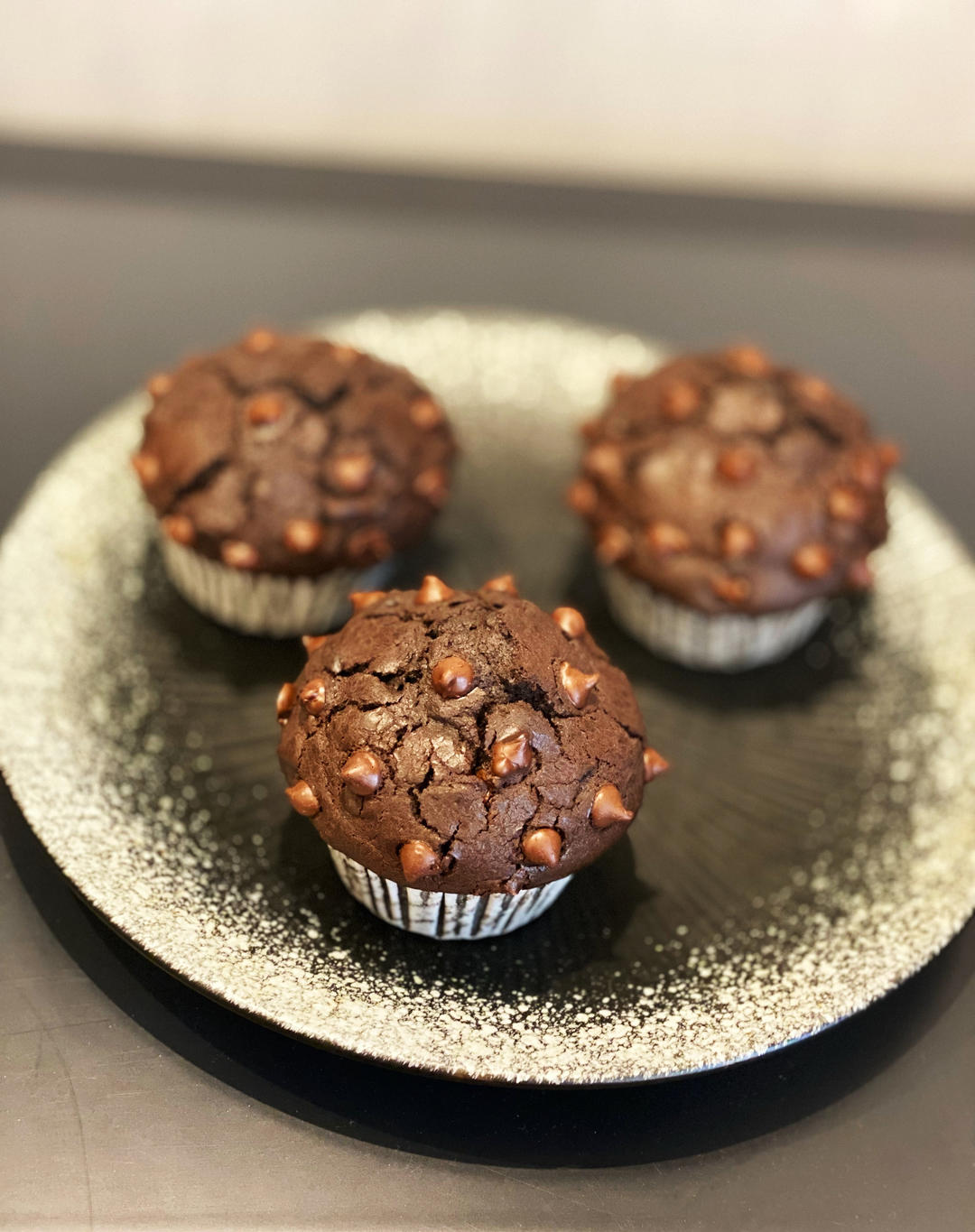 在家做巧克力蘑菇头麦芬蛋糕🍫