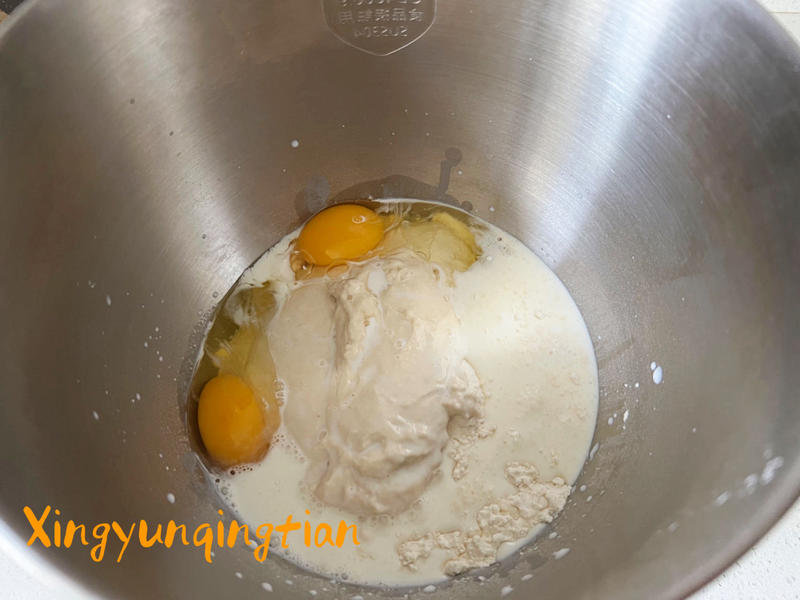 纯奶手撕吐司的做法 步骤1