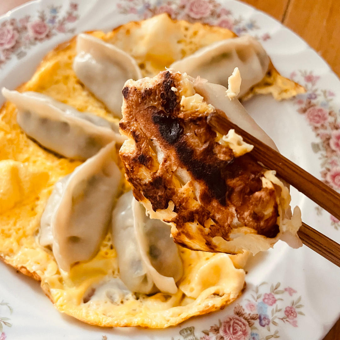 懒人快手抱蛋煎饺